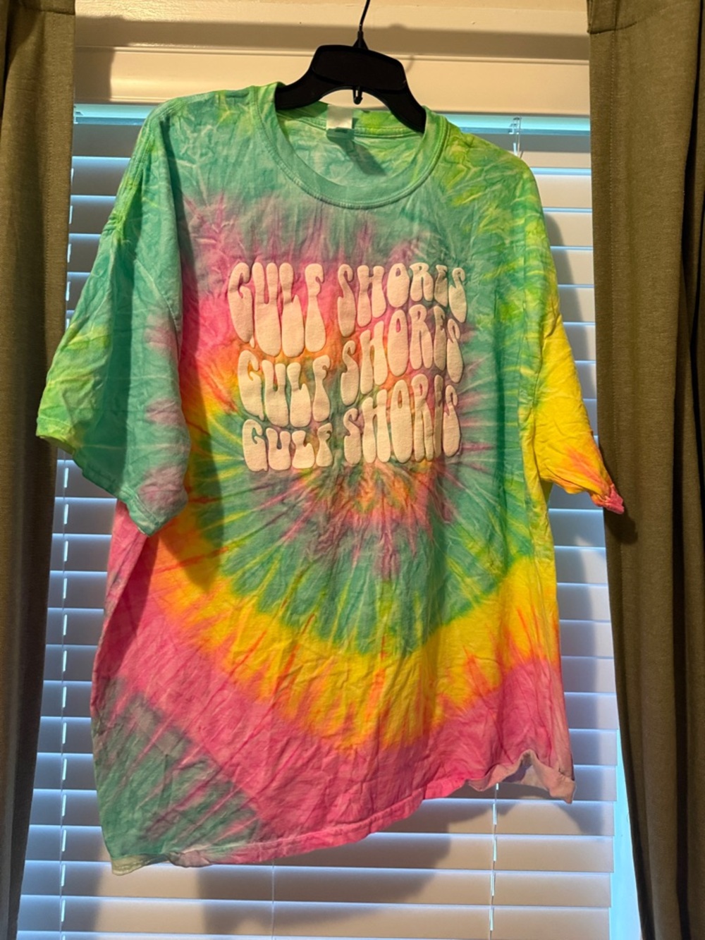 tie dye gulf shores tshirt